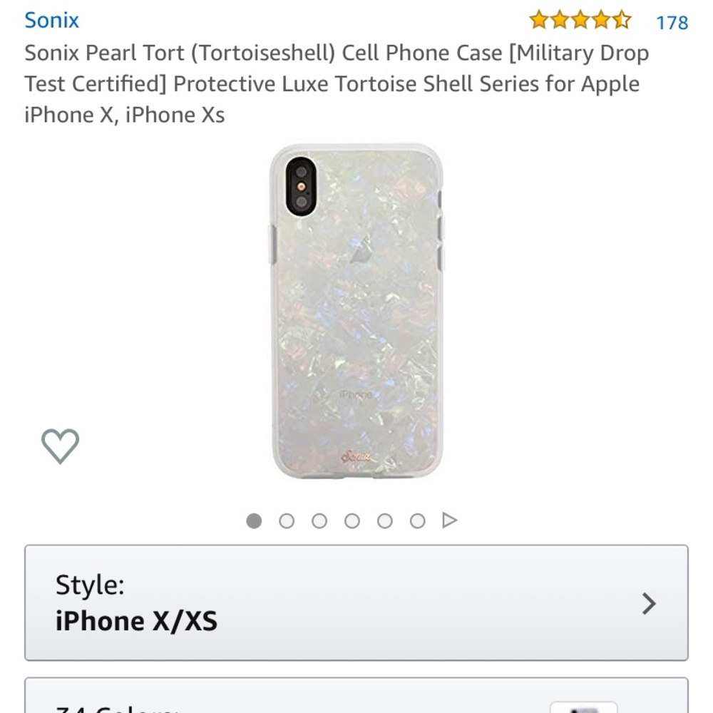 Sonix Pearl Tortiseshell  Case iPhone X & XS